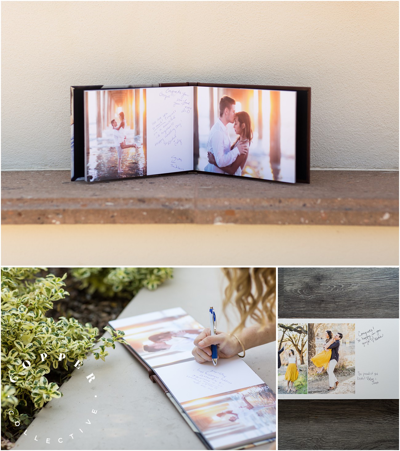wedding albums as guest books for signing into your wedding for guests